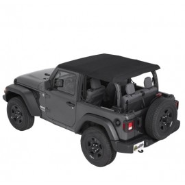 Bâche Bestop Trektop NX Black Diamond Jeep Wrangler JL 2 portes 2018-2022