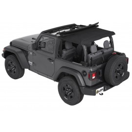 Bâche Bestop Trektop NX Black Diamond Jeep Wrangler JL 2 portes 2018-2022