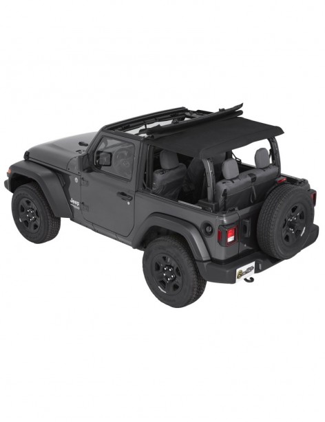 Bâche Bestop Trektop NX Black Diamond Jeep Wrangler JL 2 portes 2018-2022