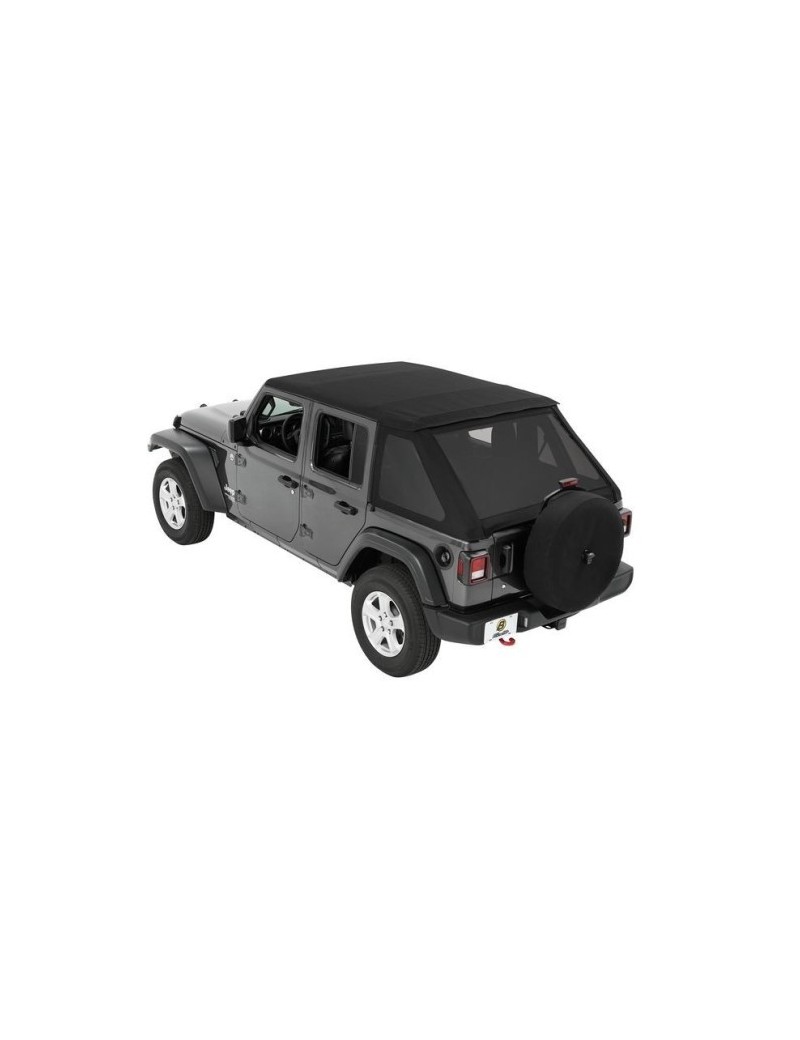 Bâche Bestop Trektop NX Black Diamond Jeep Wrangler JL 4 portes 2018-2022