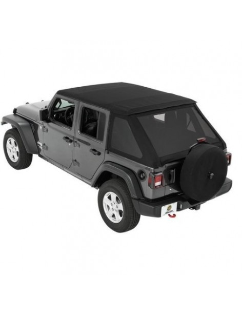 Bâche Bestop Trektop NX Black Diamond Jeep Wrangler JL 4 portes 2018-2022