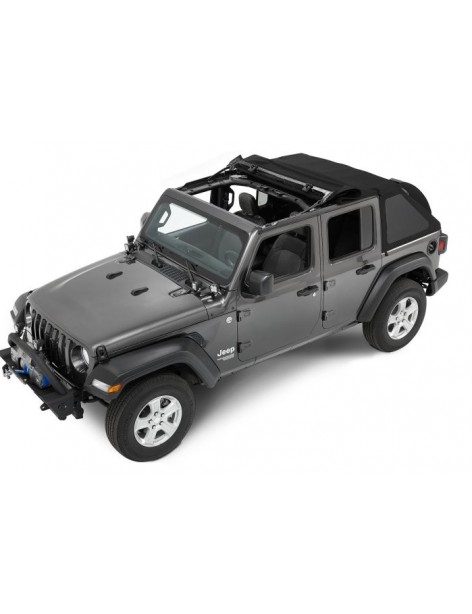 Bâche Bestop Trektop NX Black Diamond Jeep Wrangler JL 4 portes 2018-2022