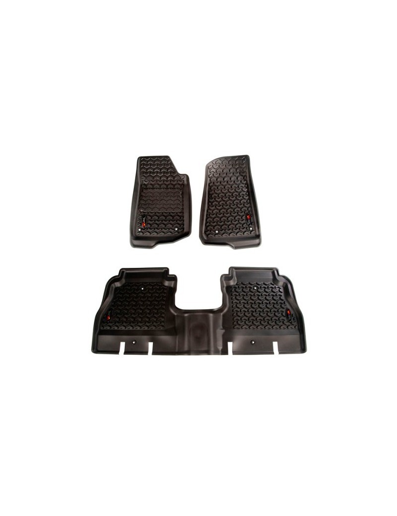 Tapis de sol 3 pièces Rugged Ridge Jeep Wrangler JL Unlimited