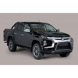 Pare-buffle avant Noir homologué Mitsubishi L200 2019-2022