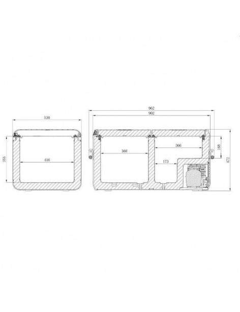 Glacière à compresseur Dometic CFX3-95 93 litres Dual Zone