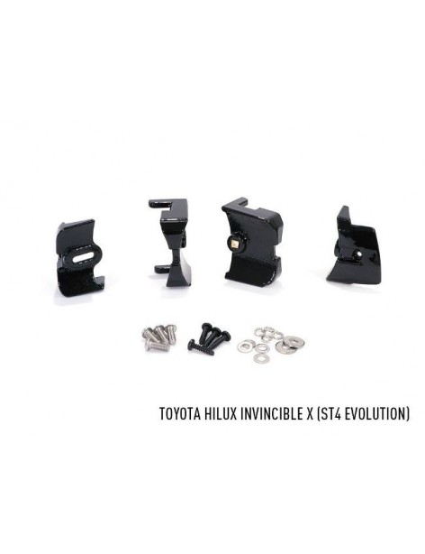 Kit intégration barres LED Lazer Lamps sur calandre de Toyota Hilux Invincible 2018-2020