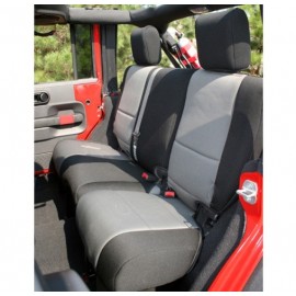 Housses sièges arrière Rugged Rigde Black et Grey Jeep Wrangler JK