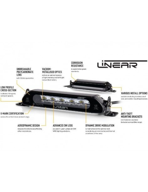 Kit intégration barres LED Lazer Lamps sur calandre de Isuzu D-Max 2021-2022