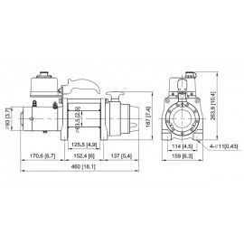 Treuil Come-Up DV-6 2722 kg avec corde synthétique