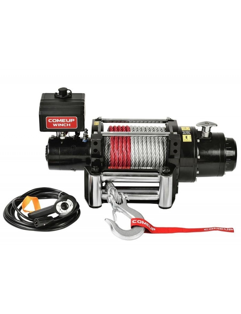 Treuil Come-Up DV18 8181 kg 24 volts avec câble acier