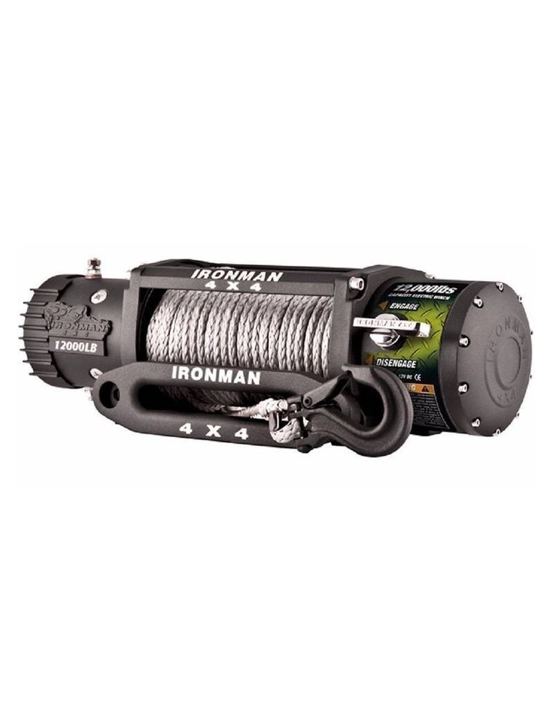 Treuil électrique Ironman Monster Winch 12000 corde synthétique