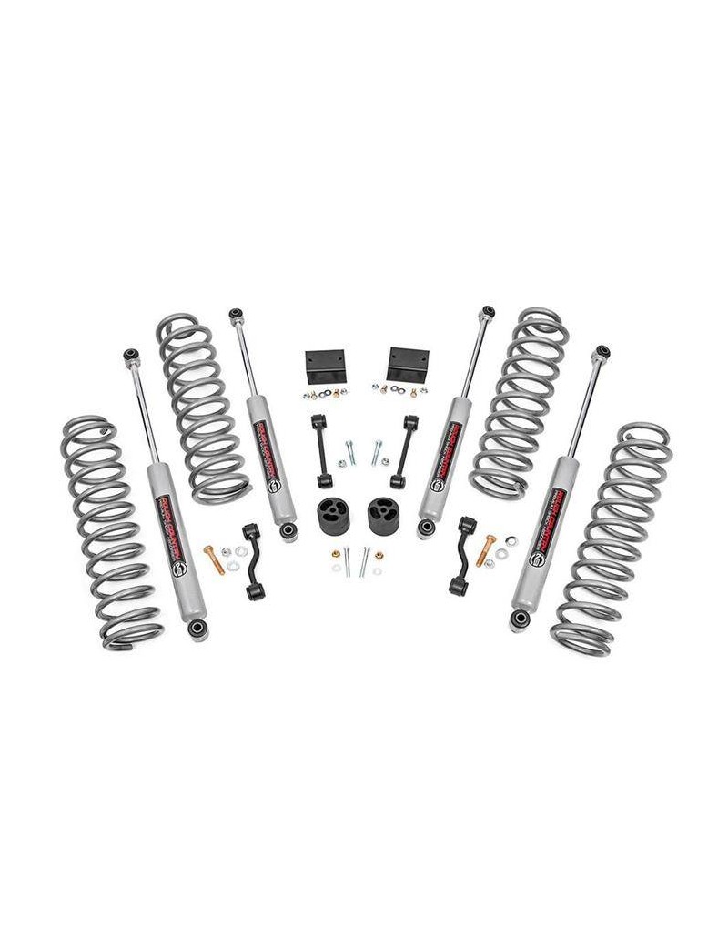 Kit suspension Rough Country +6,3 cm Jeep Wrangler JL 4 portes 2018-2022