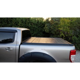 Couvre benne aluminium Top-Roll Linextras Noir Ford Ranger Double Cabine 2016-2022