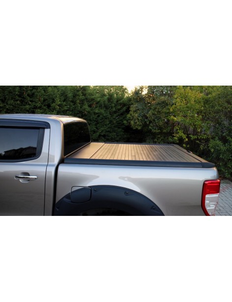 Couvre benne aluminium Top-Roll Linextras Noir Ford Ranger Double Cabine 2016-2022