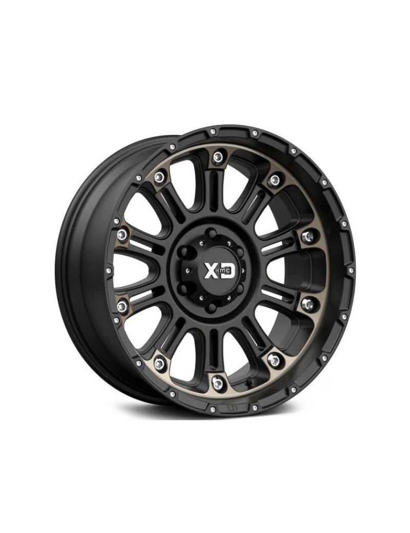 Jante aluminium KMC XD829 Hoss 2 Satin Black Machined Dark Tint