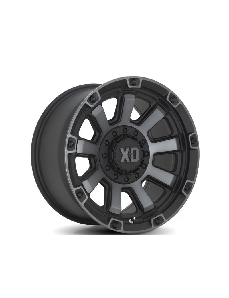 Jante aluminium KMC XD852 Gauntlet Satin Black Gray Tint