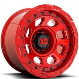 Jante aluminium KMC XD861 Storm Candy Red