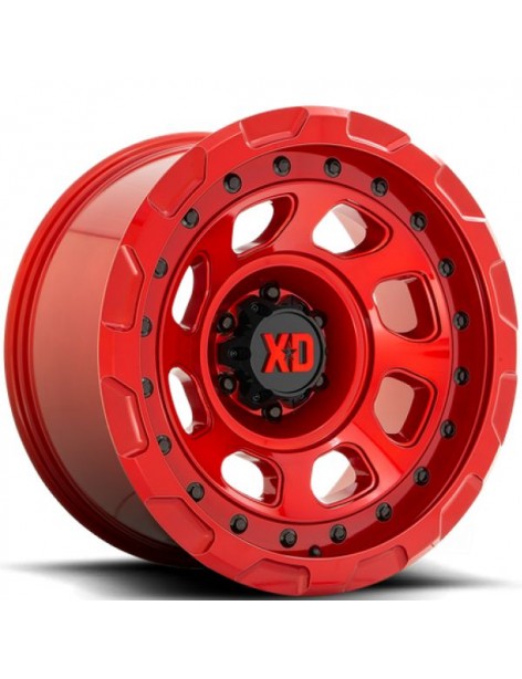 Jante aluminium KMC XD861 Storm Candy Red