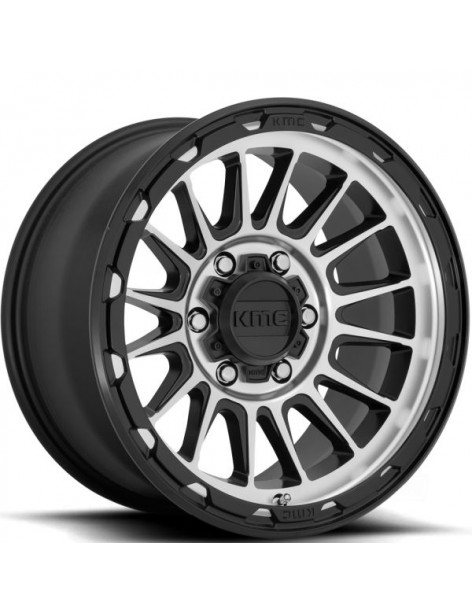 Jante aluminium KMC KM542 Impact Satin Black Machined