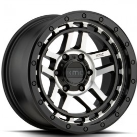 Jante aluminium KMC KM540 Recon Satin Black Machined