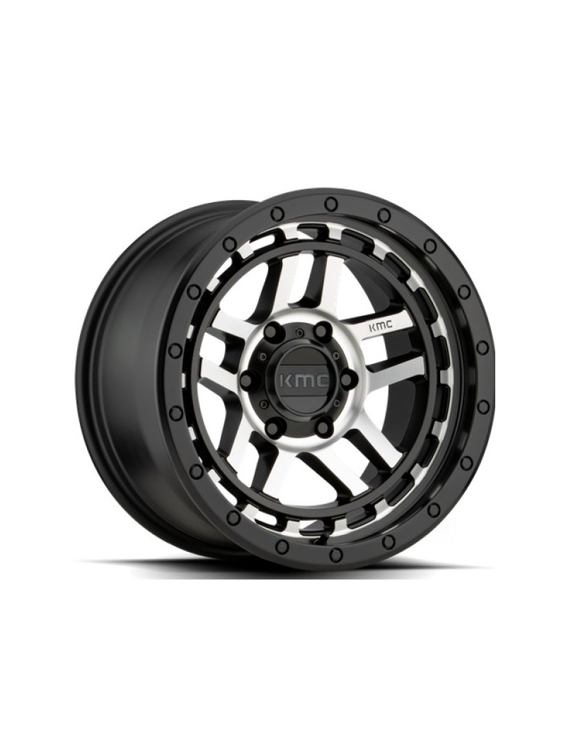 Jante aluminium KMC KM540 Recon Satin Black Machined