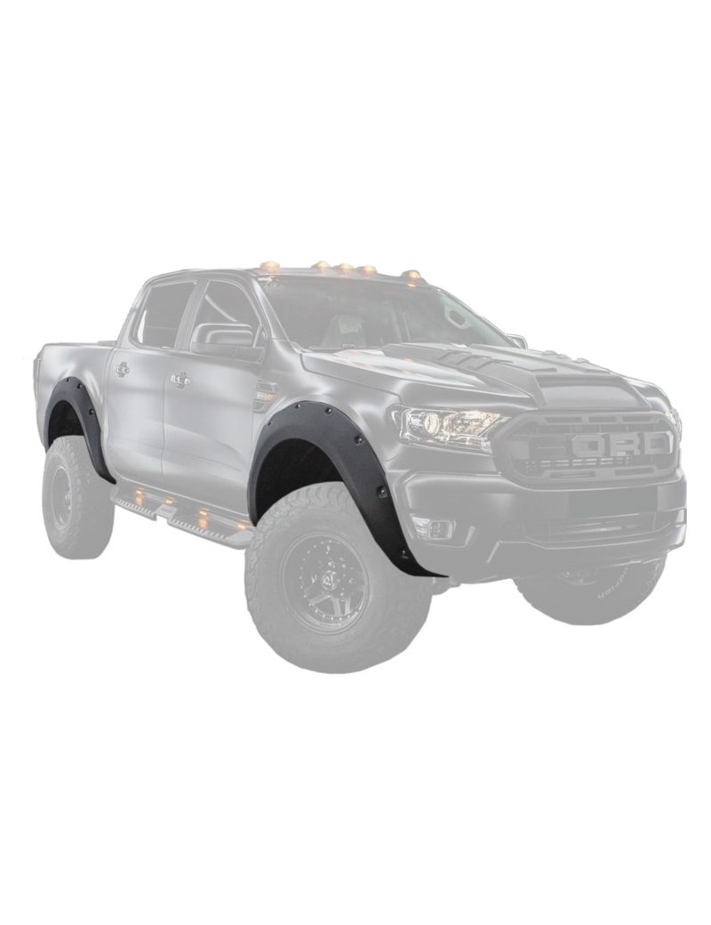 Extensions d'ailes OFD Bad Boy Ford Ranger Double-Cabine 2012-2018