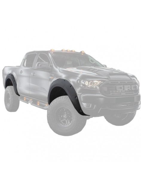 Extensions d'ailes OFD Bad Boy Ford Ranger Double-Cabine 2012-2018