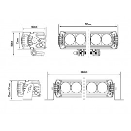 Barre LED Lazer Lamps Triple-R 16 GEN2 Elite