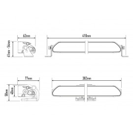 Barre LED Lazer Lamps Linear-12 Elite pour 4x4/Pick-up/SUV