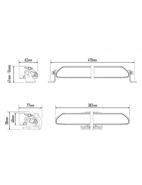Barre LED Lazer Lamps Linear-12 Elite pour 4x4/Pick-up/SUV