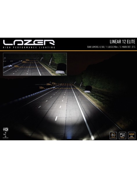 Barre LED Lazer Lamps Linear-12 Elite pour 4x4/Pick-up/SUV