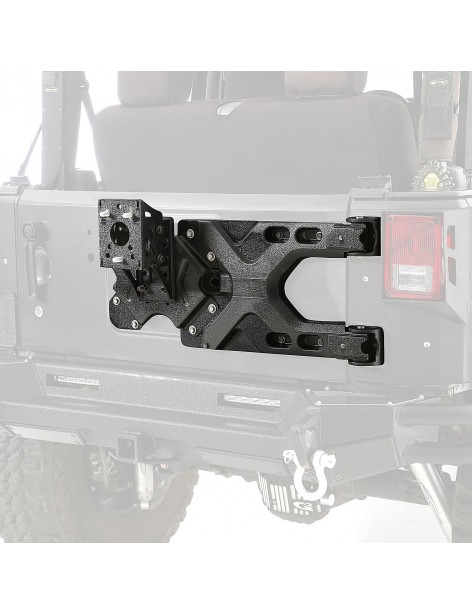 Support Roue de secours HD Smittybilt Jeep Wrangler JK SB2843