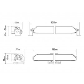 Barre Leds Lazer Lamps Linear-36 pour 4x4/Pick-up/SUV