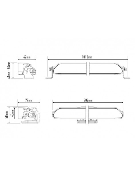 Barre Leds Lazer Lamps Linear-36 pour 4x4/Pick-up/SUV