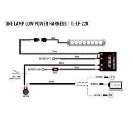 Faisceau électrique pour Barre LED Triple-R Lazer Lamps