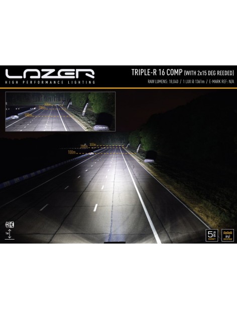 Lentille pour barre LED Triple-R Lazer Lamps