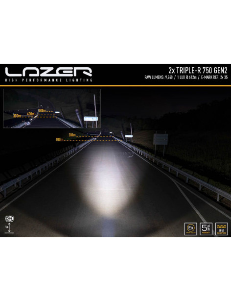 Kit intégration barres LED Lazer Lamps sur calandre de Ford Ranger 2016-2018