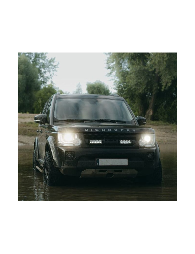 Kit intégration barres LED Lazer Lamps sur calandre de Land Rover Discovery 4 2014-2017