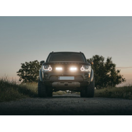 Kit intégration barres LED Lazer Lamps sur calandre de Land Rover Discovery 4 2014-2017