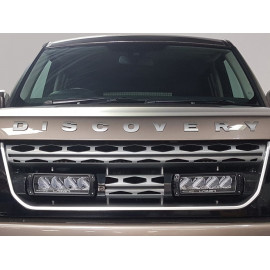 Kit intégration barres LED Lazer Lamps sur calandre de Land Rover Discovery 4 2014-2017