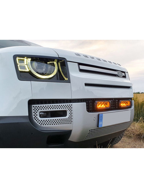 Kit intégration barres LED Lazer Lamps sur calandre de Land Rover Defender 2020-2022