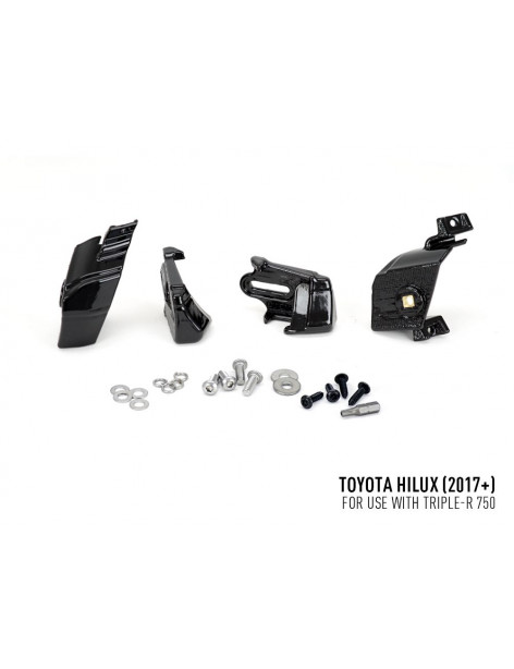 Kit intégration barres LED Lazer Lamps sur calandre de Toyota Hilux 2016-2020