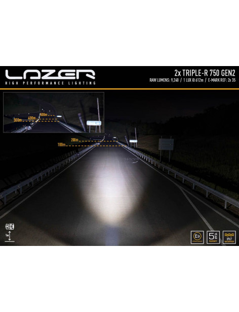 Kit intégration barres LED Lazer Lamps sur calandre de Volkswagen Amarok 2010-2016