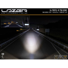 Kit intégration barres LED Lazer Lamps sur calandre de Dodge Ram 2013-2018