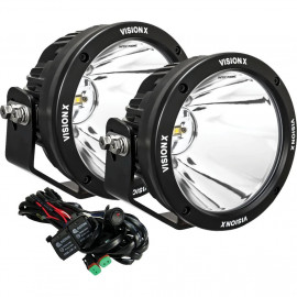 Kit phares single LED Cannon CG2 6.7" Vision X