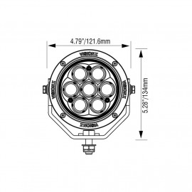 Phare multi LED Cannon CG2 4.7" Vision X