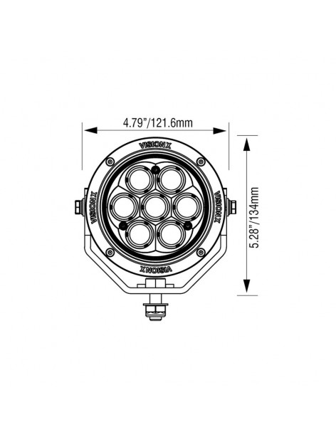 Phare multi LED Cannon CG2 4.7" Vision X