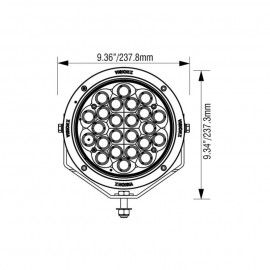 Phare multi LED Cannon CG2 8.7" Vision X