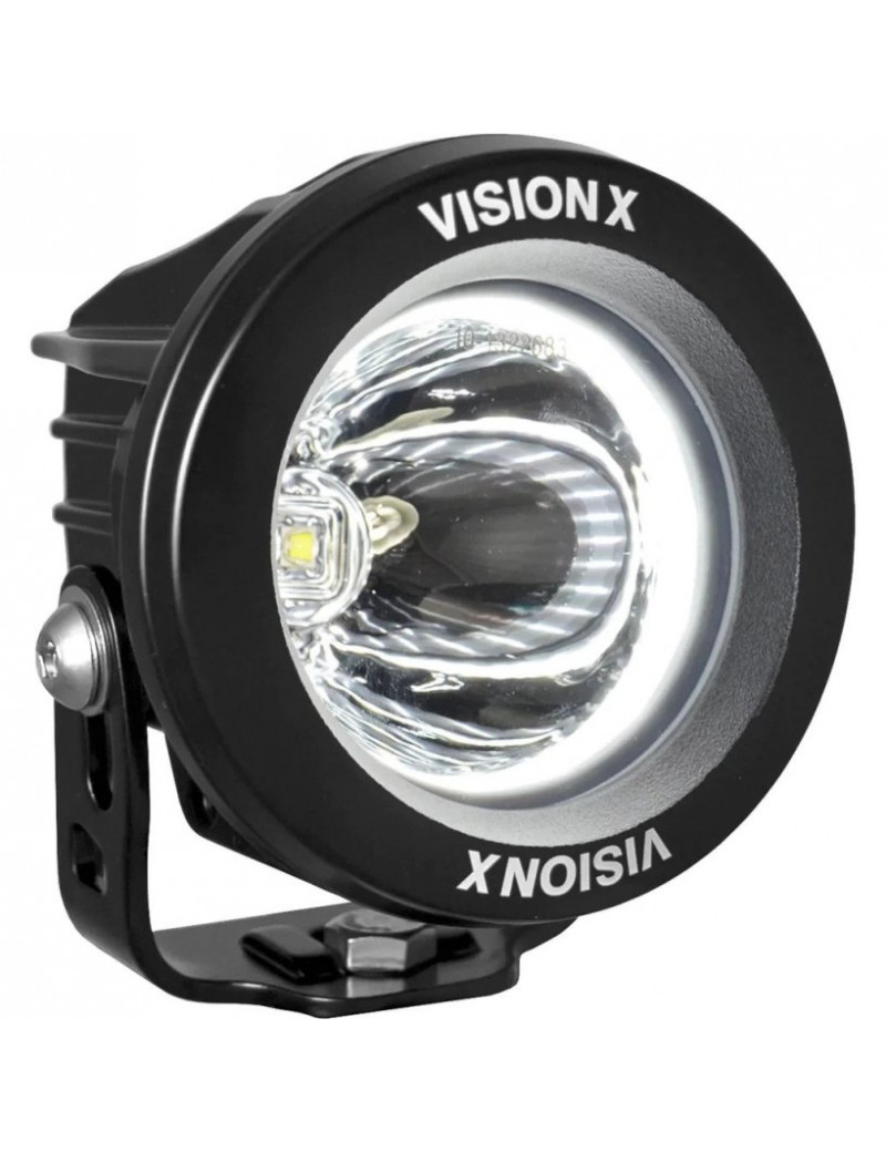 Phare LED Optimus Halo Black 10 Watts Vision X