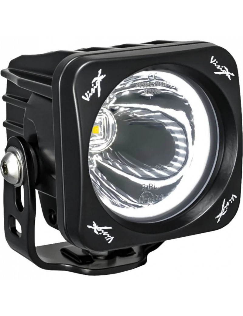 Phare LED Optimus Square Halo Black 10 Watts Vision X